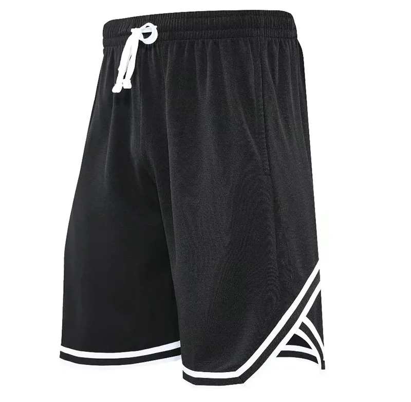 Men's Basketball Shorts Running Shorts Loose Sport Black Shorts