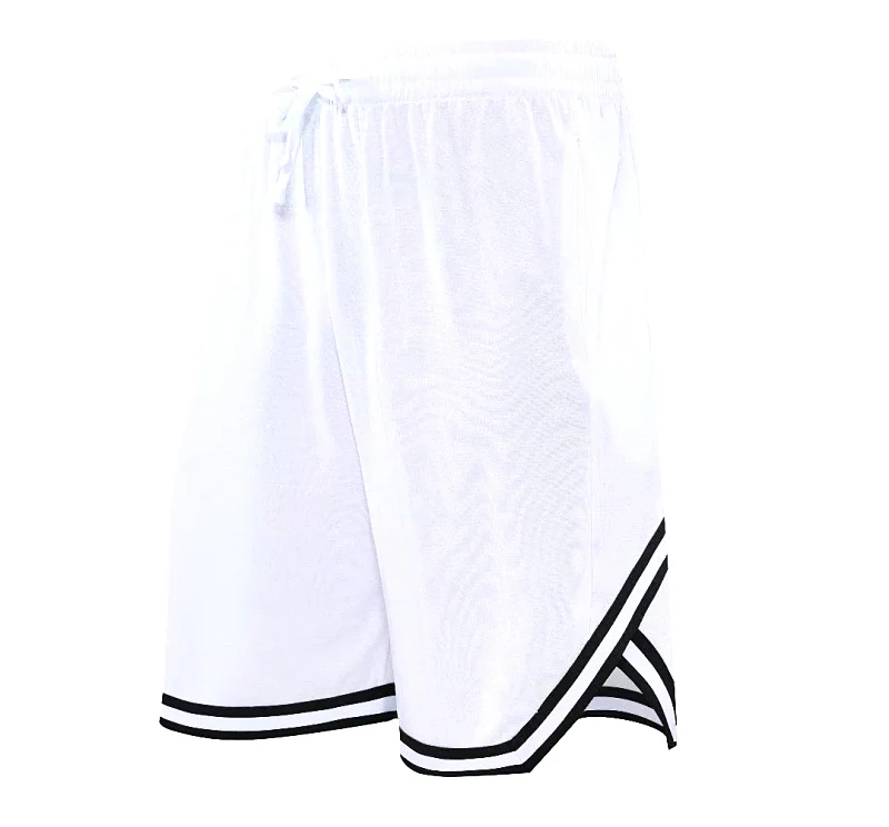 Men's Basketball Shorts Running Shorts Loose Sport White Shorts