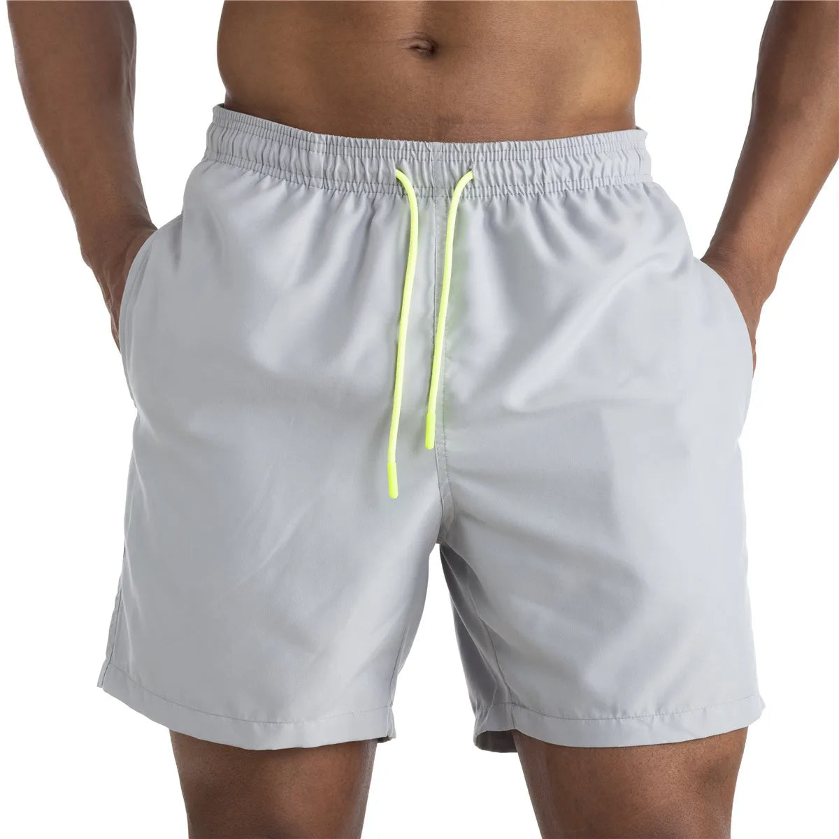 Fashion Summer Men Beach Short Casual Shorts Beach Light grey Shorts