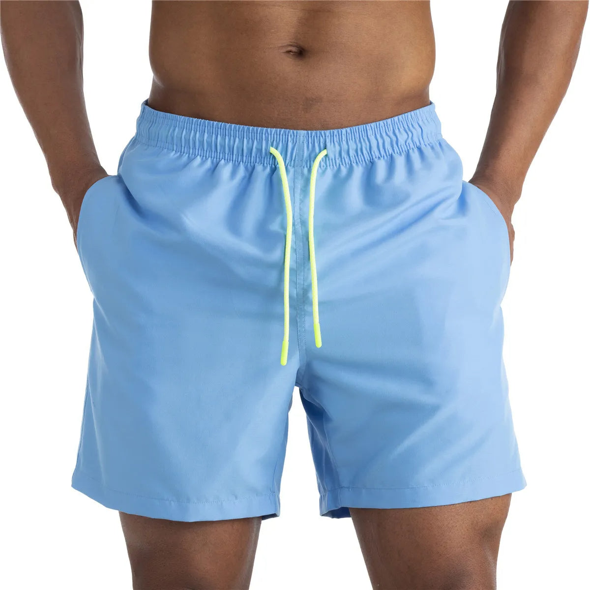 Fashion Summer Men Beach Short Casual Shorts Beach Sky blue Shorts