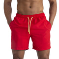 Fashion Summer Men Beach Short Casual Shorts Beach Red Shorts