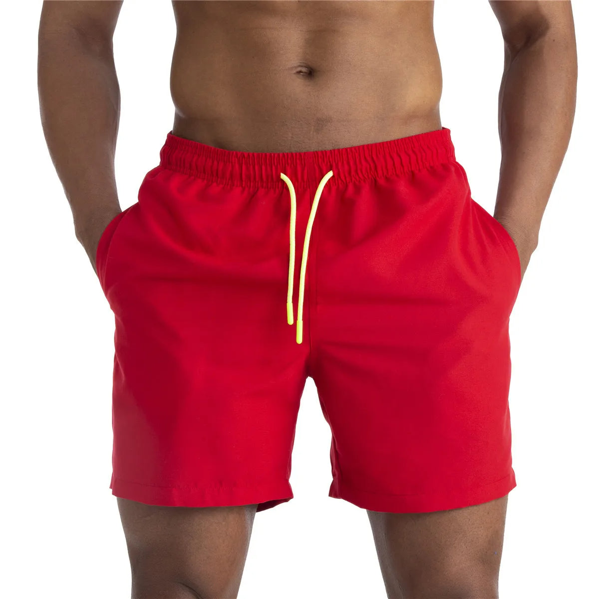 Fashion Summer Men Beach Short Casual Shorts Beach Red Shorts