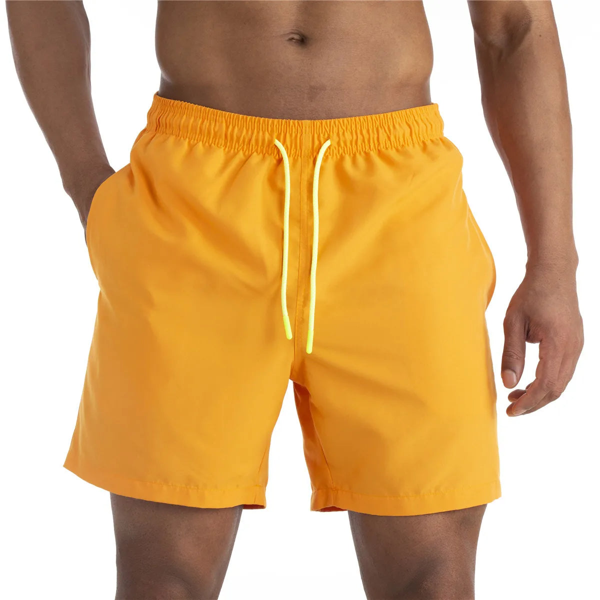 Fashion Summer Men Beach Short Casual Shorts Beach Yellow Shorts